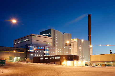 Kraftvärmeverket Dåva 1 vid Umeå Energi